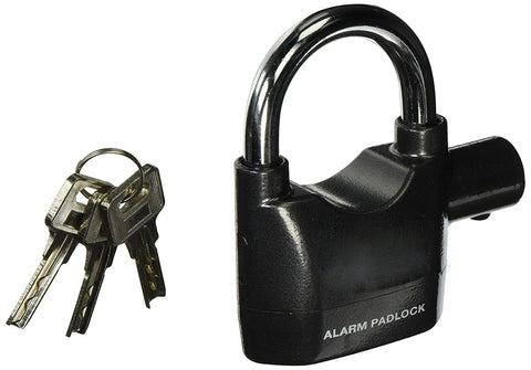 Anaconda Siren Alarm Lock Anti-Theft Security System Door Motor Bike Bicycle Padlock 120dB with 3 Keys