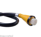 TruePower 6/3+8/1 30 foot 50 amp RV Power Cord w/ Twist Lock Locking Connector