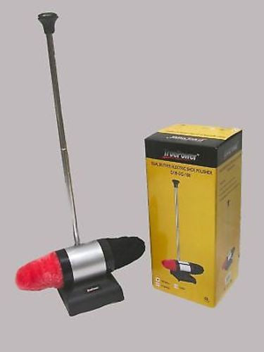 ELECTRIC SHOE SHINE POLISHER BUFFER w LAMB WOOL BUFFER