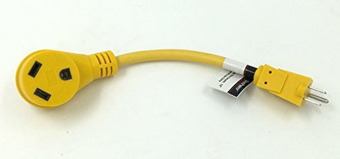 TruePower 15 amp male to 30 amp female RV Camper Power Electrical Adapter Amp DogBone Converter