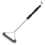 NEW 21 Inch Extra Long Handle Stainless Steel Wire Bristle BBQ Cleaning T-Brush
