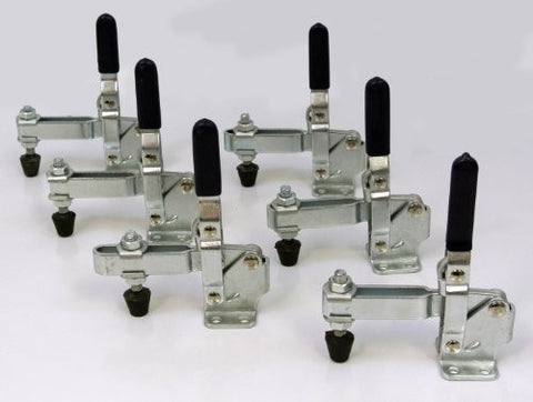 Set of 6 Vertical Quick-Release Toggle Clamp 500lb Capacity