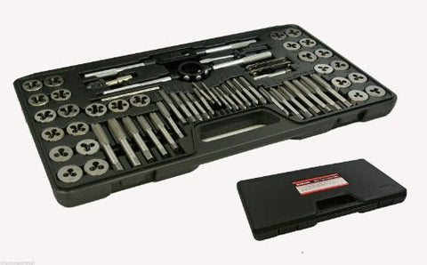 60 Piece Alloy Steel SAE / Metric Tap And Die Set