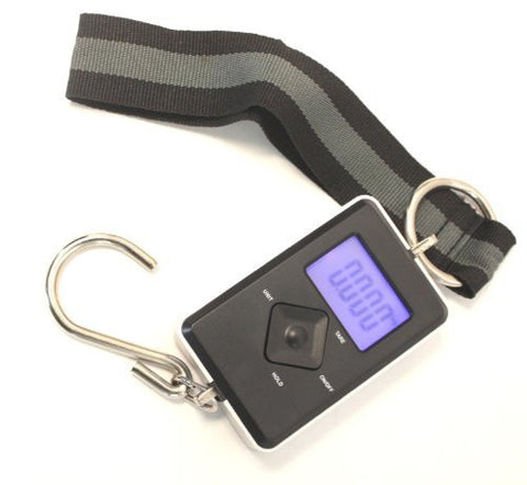 88 Lbs 40kgs Mini Digital Display Hanging Luggage Fishing Weighing Scale Kg Lb Oz