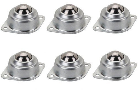 Set of 6 TruePower 5/8" Roller Ball Transfer Bearings