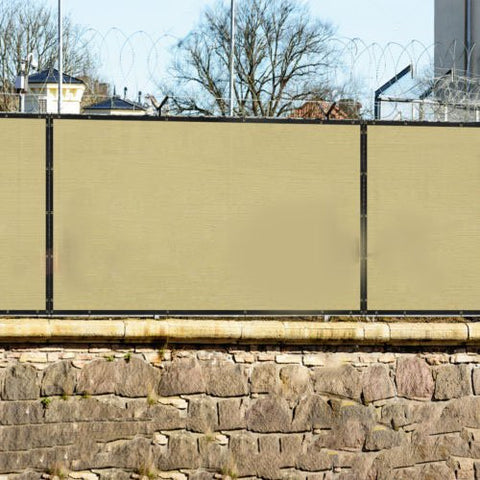 TruePower Privacy Screen 5'x50' Tan, Yellow