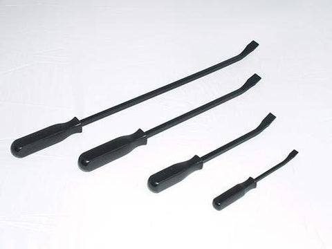 TruePower Pry Bar Set - 4 Piece, 8 in, 12 in, 18 in. and 24 in. Heavy Duty