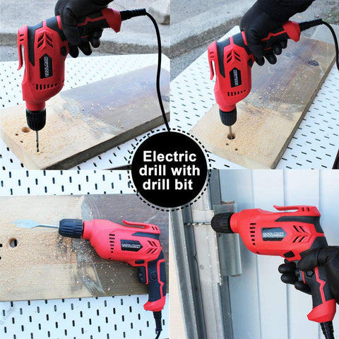 Large electric top drill
