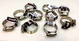 10 PIECE PACK MARINE GRADE STAINLESS STEEL HOSE CLAMP, 11/16" - 1-1/2" = 21-38mm