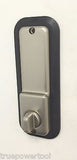 All-Weather Mechanical Keyless Deadbolt Door Lock - Satin Nickle