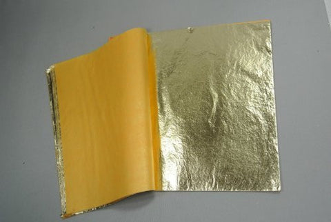 Imitation Gold Leaf (Gold#2.0) 140mm X 140mm - 25 Sheet Book