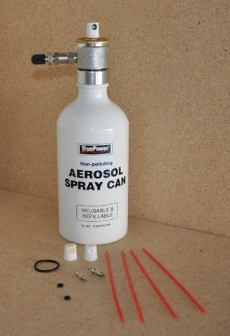 16oz Reusable Refillable Multipurpose Aerosol Spray Bottle and Spray Tip Set