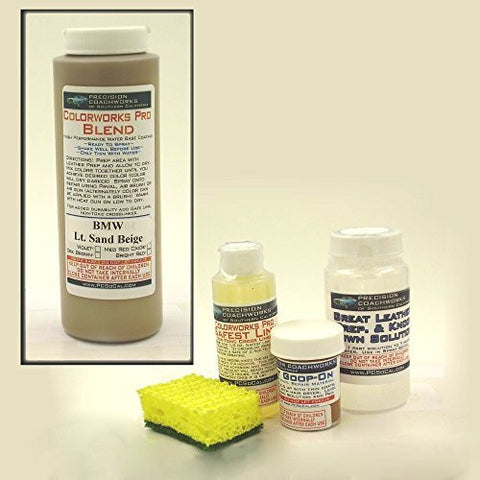 Precision Coachworks Leather & Vinyl Repair/Restoration Kit with Color Match Technology