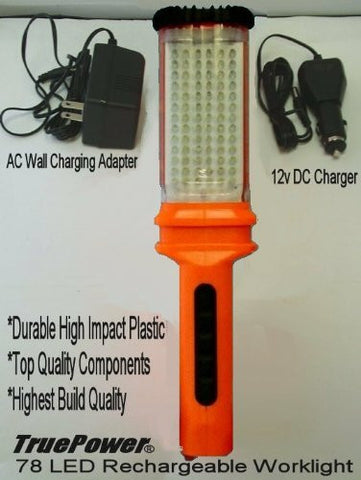 True Power Pro-Quality 78 Led Rechargeable Work Light