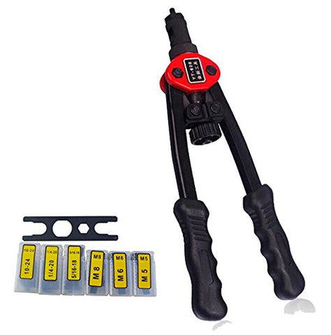 13" Hand Riveter Rivit Gun Kit Thread Setter Setting Metric Assortment