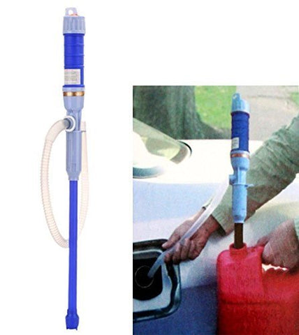 TruePower Battery-operated Electric Liquids Transfer Pump with Nozzle Shape Handle, Bendable Suction Tube System
