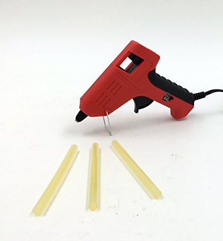 Dual Temperature .28" Mini Glue Gun Kit with 3 Glue Sticks