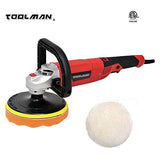 Toolman Polisher Buffer Sander 7" Variable Speed 3500 RPM 10 Amps