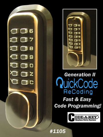 All-Weather Double Keypad Mechanical Keyless Door Lock