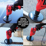 Toolman Electric Power Drill Driver 3/8" Variable Speed For Heavy Duty Corded